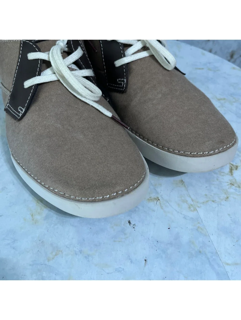 Clarks Neelix Vibe Mens Size 13M Shoes Brown Gray Lace Up Comfort Casual Sneaker